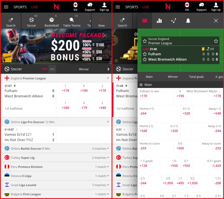 NEO.bet app screenshot